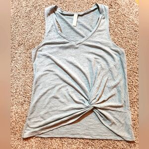 Altar'd State Twist Front Tank, seagoam green, Size M